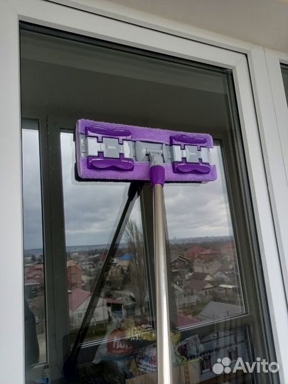 Швабра с зажимами новая