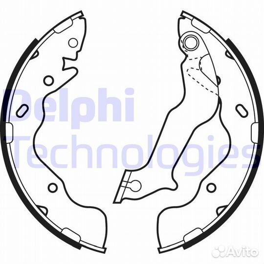 Колодки тормозные барабанные