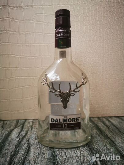 Dalmore 12, пустая бутылка