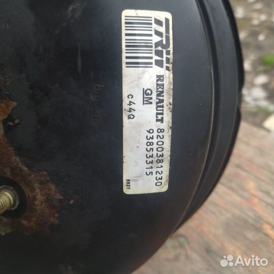 Вакуумный усилитель тормозов opel