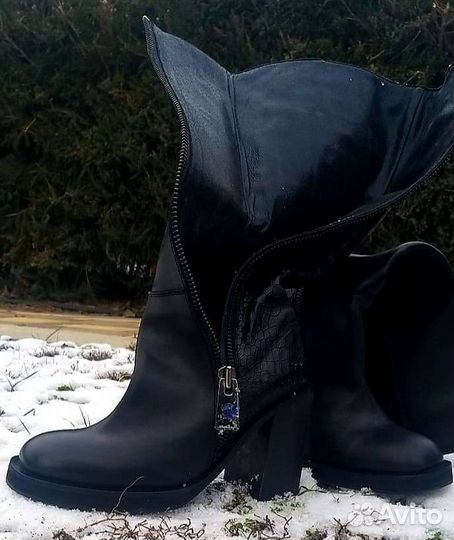 Сапоги натуральная кожа 38 размер