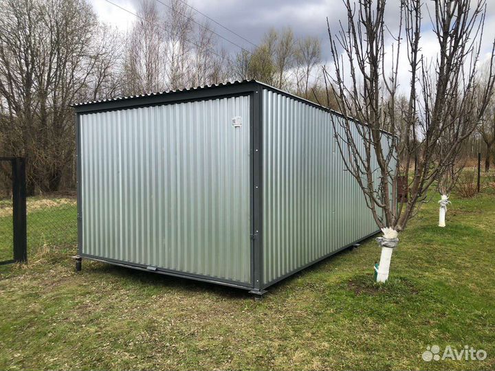 Гараж оцинкованный ракушка пенал