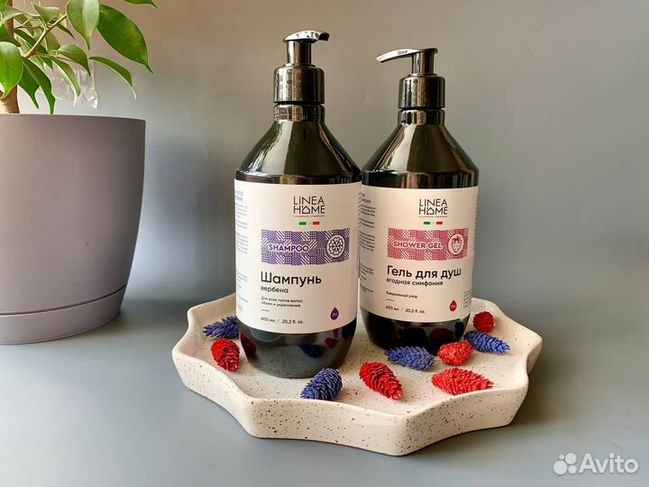 Новый шампунь и гель для душа 600 мл