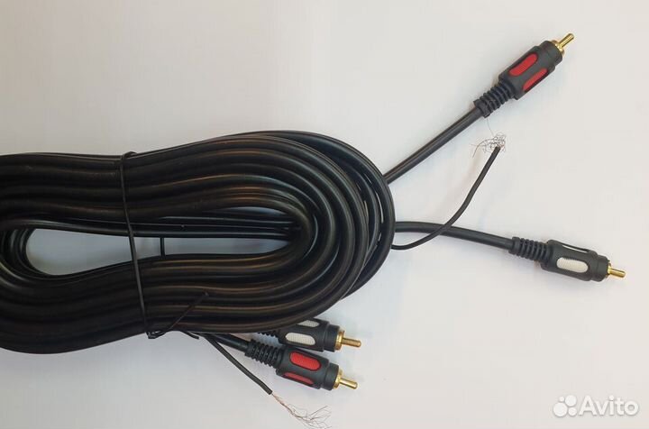 Провод 2RCA-2RCA /с упр.питания/ 5 м