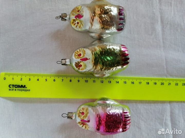 Елочные игрушки Сова