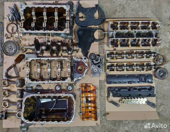 Двигатель 1,8 6fz EW7J4 Peugeot Citroen по частям