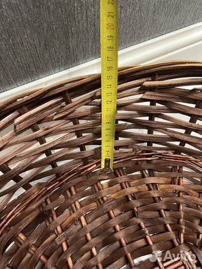 Корзина плетеная большая