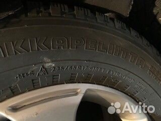 Колеса в сборе r17 зимние volkswagen Туарег