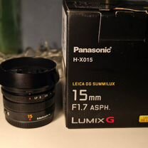 Panasonic Leica 15mm f1.7