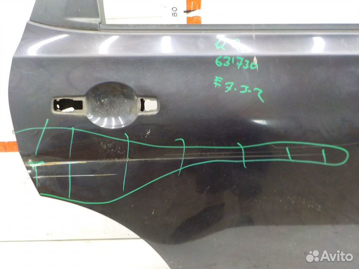 Дверь задняя правая Nissan Qashqai 2006