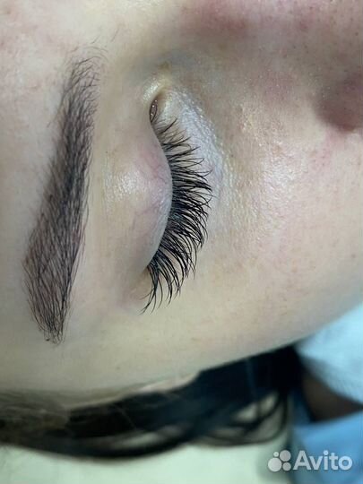 Наращивание ресниц на дому