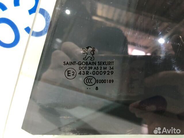 Стекло двери зад лев peugeot 308 1.6 ат хетчбек