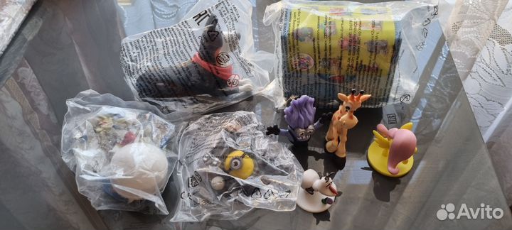 Игрушки Макдональдс миньоны, тайная жизнь пакетом