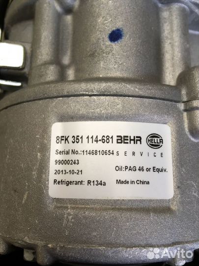 Компрессор кондиционера (behr) BMW 8FK351114-681