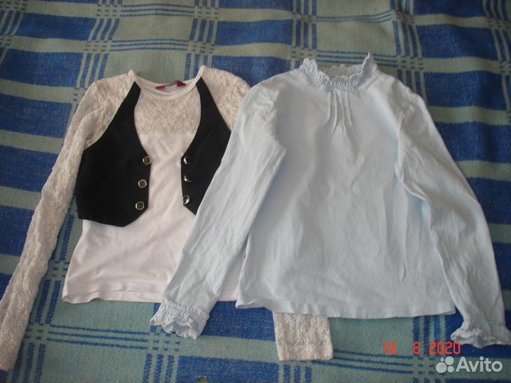 Школьная и спорт. одежда и обувь р-р 128-134