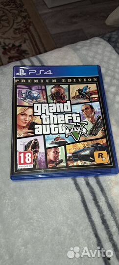 Диск ps4 gta 5