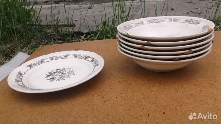 Фарфоровые тарелки СССР