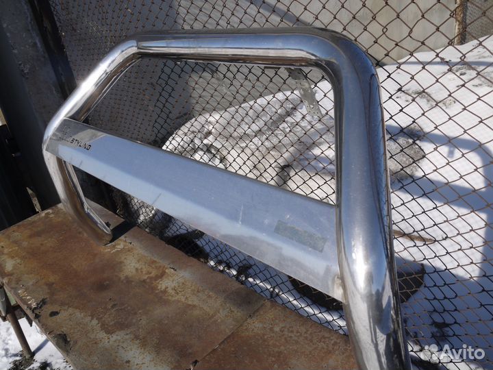 Защита переднего бампера(Универсальная)