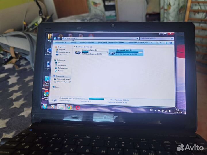 Нетбук acer aspire one