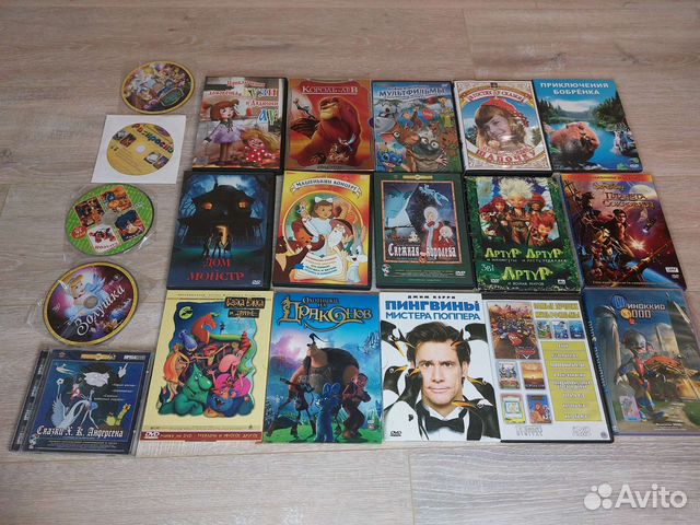 Dvd диски мультфильмы