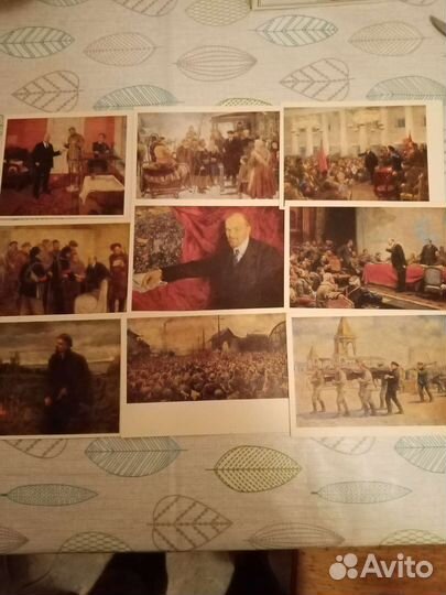 Открытки с Лениным 1987г