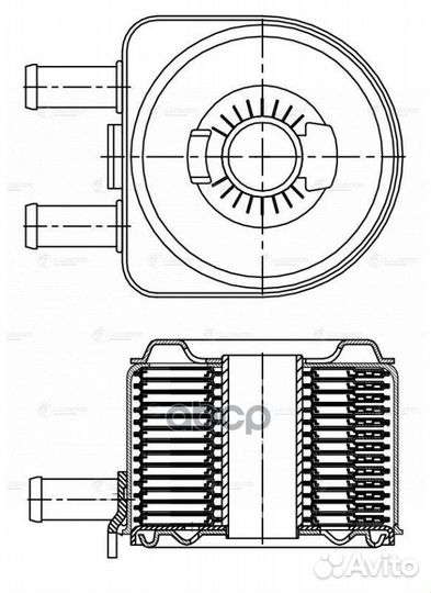 Радиатор масляный LOc2001 luzar