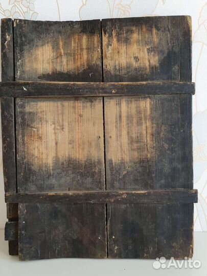 Старинная икона Николай Чудотворец 45х35