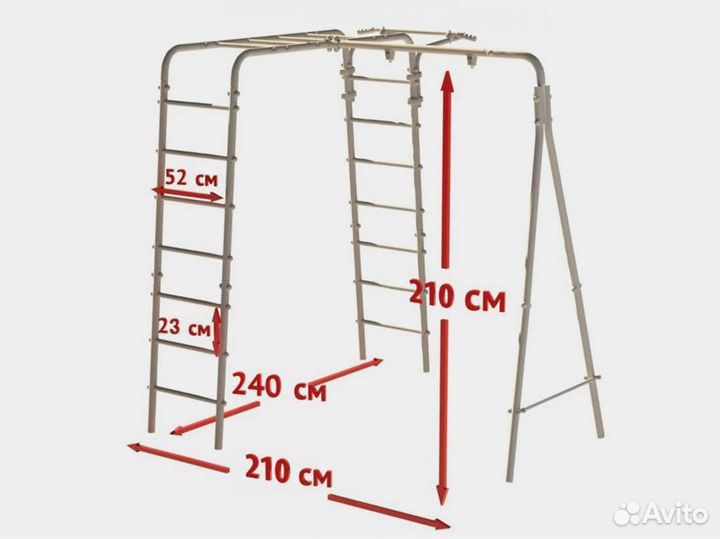 Детский уличный комплекс на дачу