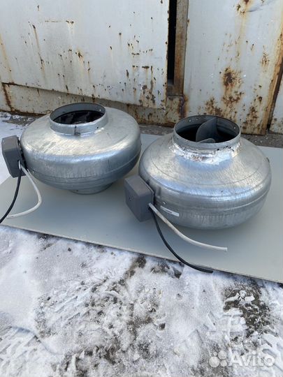 Канальные вентиляторы веза 160 б/у