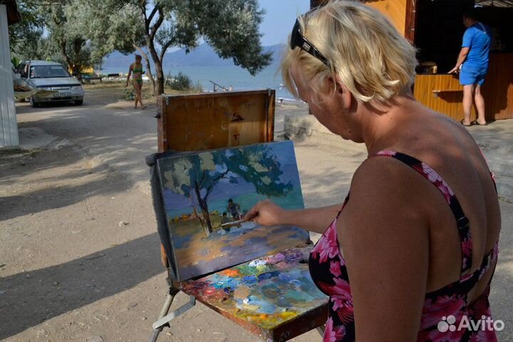 HD439 Рыбацкая шхуна. Судак кисти Анны Давыдченко