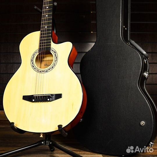 Акустическая гитара Cowboy + Аксессуары