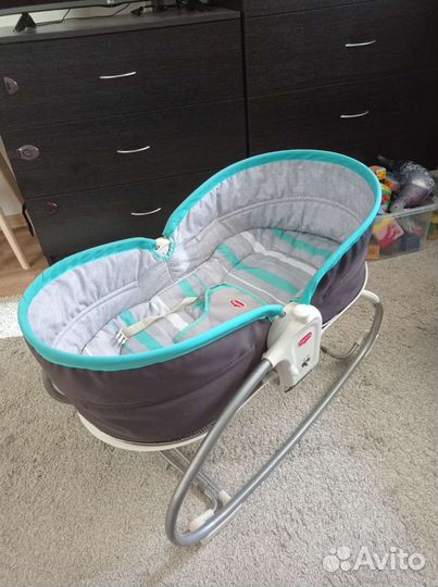 Люлька баунсер tiny love шезлонг для малыша