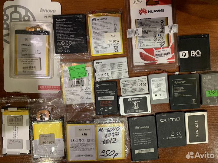 Акб на Huswei, lenovo, micromax, alcatel, ZTe, Qum