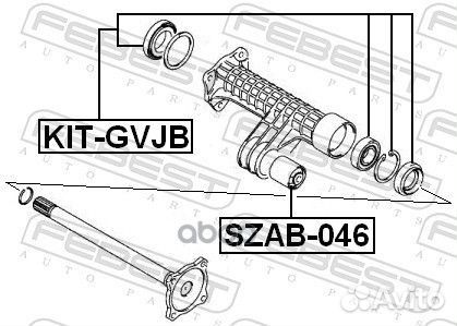 К-кт подшипника ступицы задн. Suzuki Grand Vitara