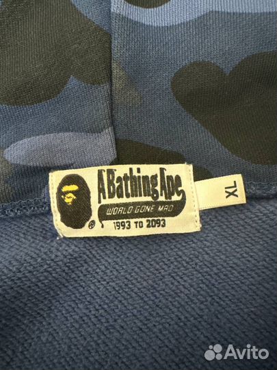 Зип худи bape shark