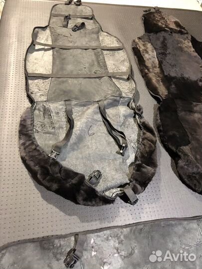 Меховые чехлы универсальные. Цена за пару