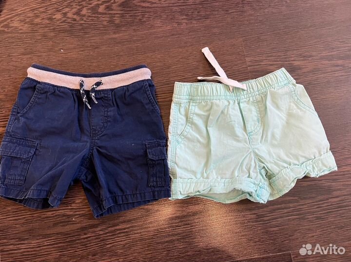Детские летние вещи на мальчика пакетом 80