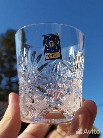 Хрустальные стаканы чехия СССР