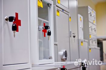 Аптечка металлическая: 315х225х145, 2,4 кг