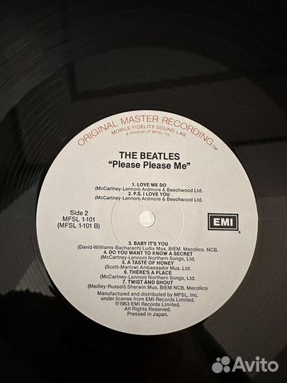 The Beatles – Please Please Me, mfsl, 1-101, NM