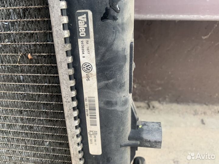 Радиатор основной VW Jetta 6 2011 1K0121251BN