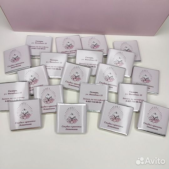 Шоколадки с логотипом