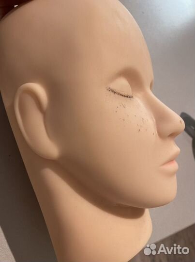 Голова манекен для наращивания ресниц