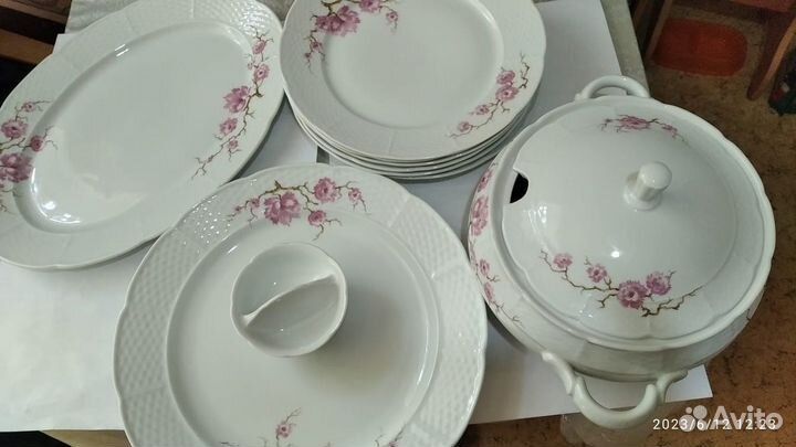 Столовая посуда фарфор Thun чсср