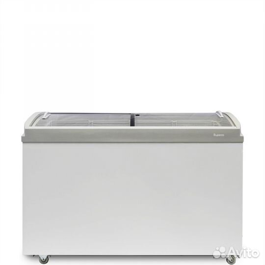 Морозильный ларь с гнутым стеклом Бирюса Б-355CZQ