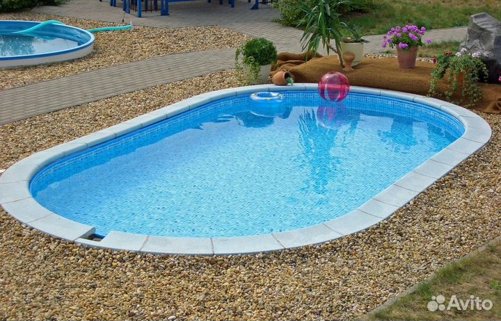 Каркасный бассейн Лагуна 7 х 3.5 х 1.25 м