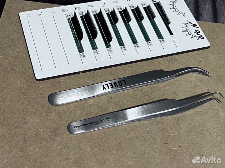 Пинцет для наращивания ресниц