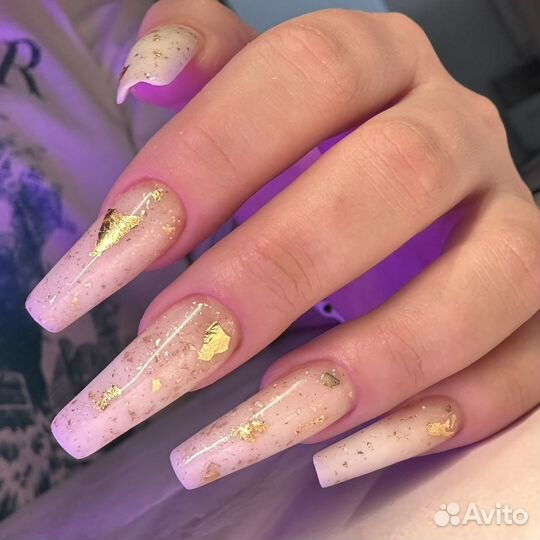 Наращивание ногтей, маникюр, педикюр