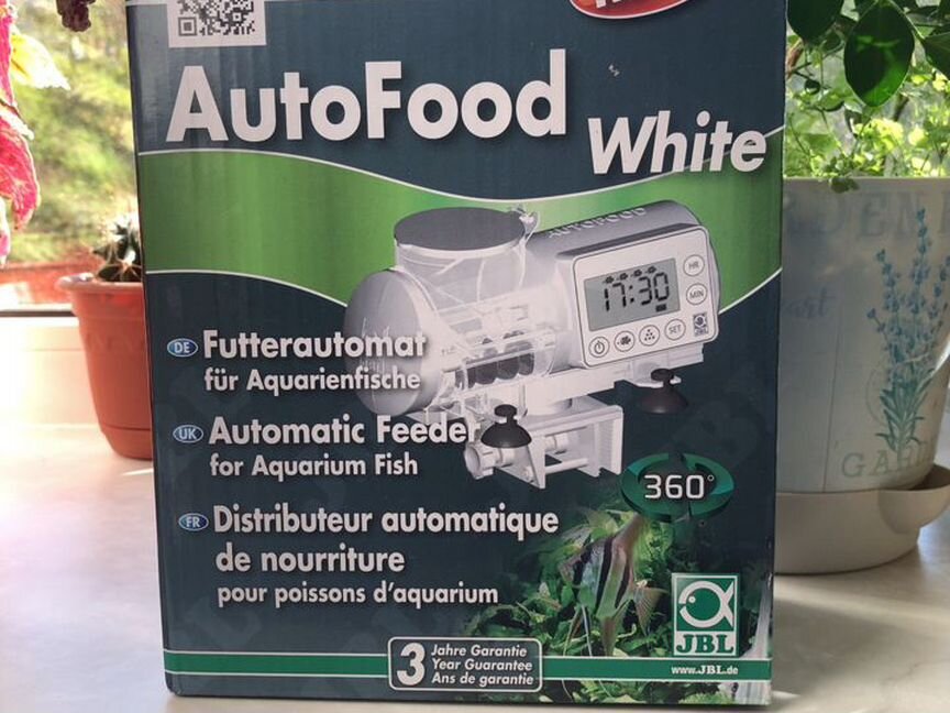 Автоматическая кормушка для рыб JBL AutoFood White