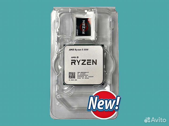 Новый AMD Ryzen 5 5500 сокет AM4
